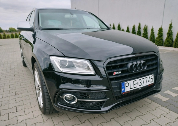 Audi SQ5 cena 92500 przebieg: 192000, rok produkcji 2014 z Drzewica małe 301